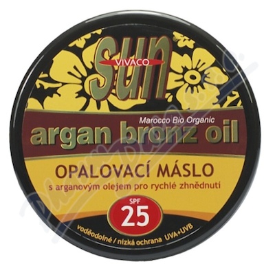 VIVACOsun opalovací máslo argan.olej SPF25 200ml