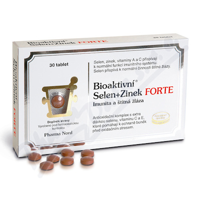 Bioaktivní Selen+Zinek FORTE tbl.30