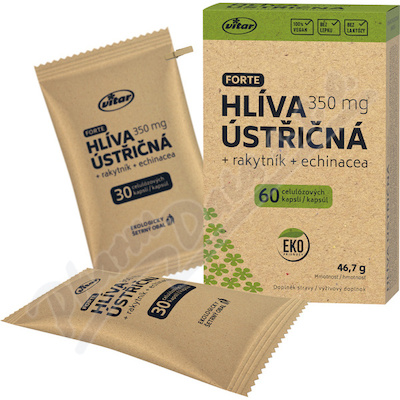 Vitar Hlíva ústřičná+echinacea+rakytník EKO cps.60