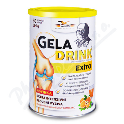 Geladrink Extra práškový nápoj pomeranč 390g