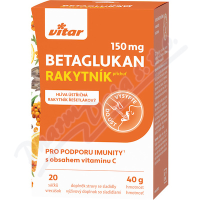 Vitar Betaglukan 150mg sáčky 20x2g