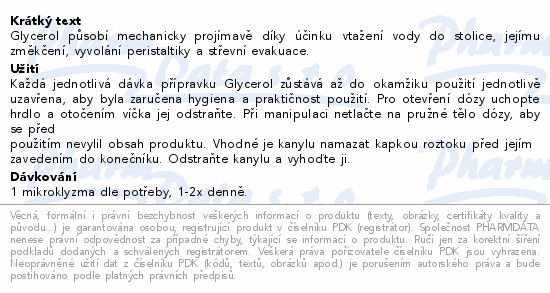 GLYCEROL mikroklystýr pro dospělé 6x9g