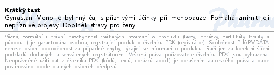 Gynastan Bylinný ženský čaj 20x1g Fytopharma